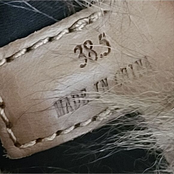 rag & bone Shiloh Leaather Combat Boots with Fur trim Size 8.5 / EU 38.5 NEW - Picture 10 of 11